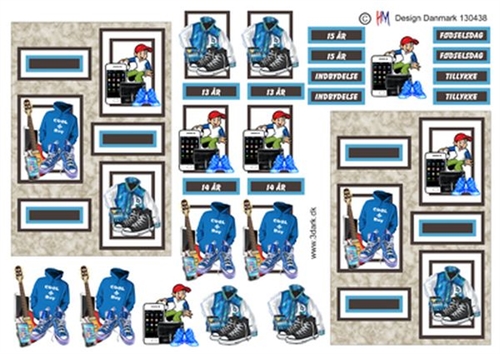  3D Fødselsdag 13-15 år